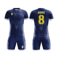 Tenues de sport à séchage rapide, maillots de football personnalisés, vêtements de football américain respirants, uniforme de football personnalisé, ensemble 2 pièces 100%