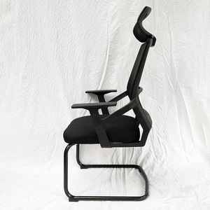Chaise de bureau ergonomique en maille avec appui-tête réglable pour la maison, le bureau, l'atelier, la chambre - Product Image 5