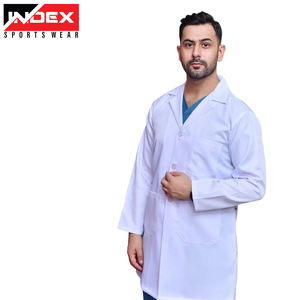 Gran oferta, Blanca Unisex bata de laboratorio de alta calidad, los mejores uniformes de laboratorio para hospitales médicos, bata de enfermera y médico para laboratorios - Product Image 2