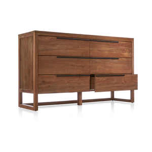 Modern Farmhouse 6-Drawer <b>Sideboard</b> Cabinet High Quality Reclaimed Teak Contemporary Design Home Furniture for <b>Hall</b> Living Room - Product Image 4