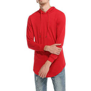 Sudadera con Capucha de Punto Larga y Holgada Bordada para Hombre, Otoño, 100% Algodón, Felpa, Ecológica, Transpirable, Antiencogimiento - Product Image 6