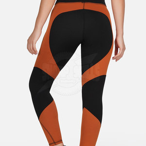 Estilo de moda Sólido Cintura media Alta calidad Mujeres Leggings Yoga Entrenamiento Fitness Wear Secado rápido Tallas grandes Precio al por mayor en stock - Product Image 4