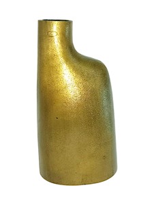 Vase à fleurs en métal décoratif fait à la main finition antique or Design classique Vase de qualité supérieure écologique - Product Image 2