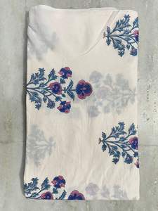 ผ้าฝ้าย100% บล็อกพิมพ์ลายผ้าฝ้ายผ้าฝ้ายทำด้วยมือแบบดั้งเดิมรักษาสิ่งแวดล้อมแบบดั้งเดิมระบายอากาศได้ - Product Image 5