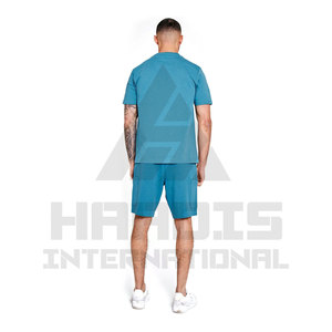 2025 meilleure qualité Design hommes ensemble court vêtements d'été manches courtes sport hommes Twin ensemble - Product Image 5