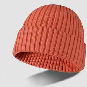 Gorro de Punto Acrílico Unisex de Alta Calidad al por Mayor, con Etiqueta Tejida Personalizada, Liso, Teñido y Bordado para Gorro de Lana - Product Image 2