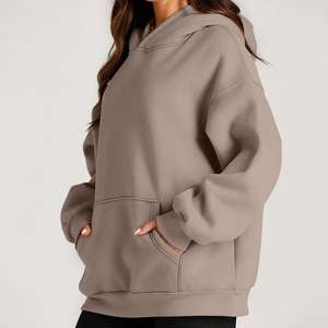Women's Winter Clothes <b>Oversize</b> Hoodies Casual Loose Hoodies <b>Vintage</b> Fleece Pullover <b>Sweatshirts</b> Made With Best Material Custom - Product Image 3