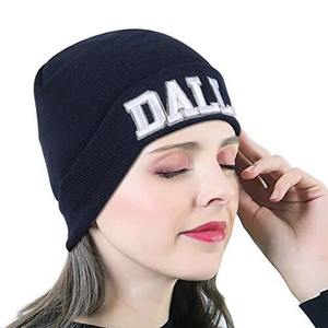 Custom Design Outdoor Jacquard 3D Embroidery <b>Winter</b> Bonnet Knit <b>Cap</b> Sports Cuff-less Beanie Hat with Figure Embroidered - Product Image 2