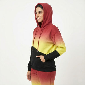 Sweat-shirts à capuche de qualité supérieure pour femmes, prix de gros, poids lourd, épaules tombantes, streetwear, sweat-shirts à capuche personnalisés, couleur personnalisée, pull à capuche - Product Image 2