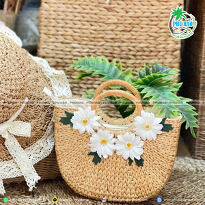 Hot Product Stylish Vintage <b>Beach</b> Hyacinth <b>Bag</b>: <b>Lightweight</b> and Durable for <b>Beach</b> Outings - Product Image 6