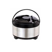 Casserole Électrique Classique Personnalisée de Haute Qualité en Acier Inoxydable pour Plats Chauds, avec Revêtement Intérieur en Acier Inoxydable, Couvercle Écologique, 2 Litres, Manuelle