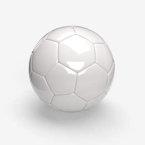 Balón de Fútbol Personalizado con Logotipo en Colores Blancos, Estilo Clásico con Cámara de Butilo, Opciones de Tamaño Personalizadas - Product Image 1