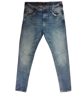Pantalones Vaqueros Negros Yihao al por Mayor, Pantalones Casuales Rectos Desgastados para Hombre, Personalizados, de Algodón Lavado a la Piedra, OEM, Cintura Alta, Ligeros - Product Image 6