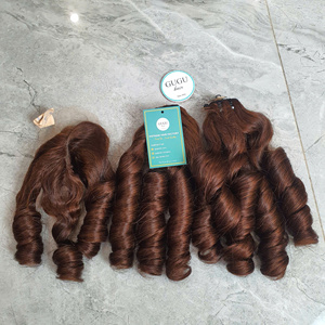 Venta caliente SDD 12A cutícula cruda alineada vendedores de cabello vietnamita huevo rizado pelucas de cabello humano hinchable - Product Image 5