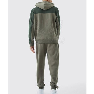 Último diseño, chándal de algodón de Color personalizado, tela suave de secado rápido, chándal de algodón para hombre, chándal de algodón para uso al aire libre para hombre - Product Image 3