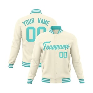 Veste universitaire en coton de haute qualité pour hommes hiver chaud col montant personnalisé brodé nom numéro OEM Service - Product Image 5