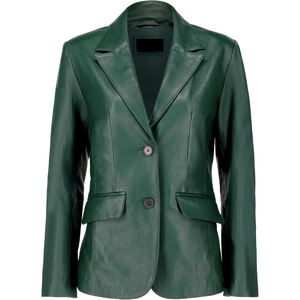 Veste de moto en cuir véritable pour femme TESSUTO, matelassée, imperméable, respirante, écologique, doublure en nylon anti-rides 100% - Product Image 1