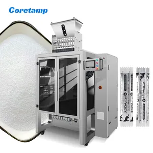 Automatic 3 in 1 coffee stick pack machine vertical multilane packaging freeze dried coffee packing machine