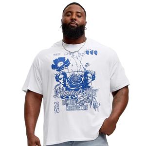 เสื้อยืดผ้าฝ้ายบ็อกซี่ทรงแบ็กกี้พิมพ์ลายสกรีนไซส์พิเศษสำหรับผู้ชายผ้าฝ้าย100% - Product Image 1