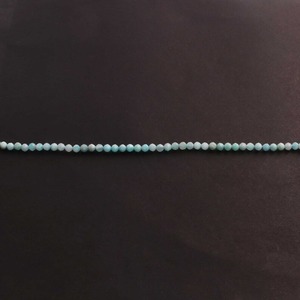 Perles facettées en amazonite bleu clair et blanc, 3 mm, 13 pouces de long, fournitures pour la fabrication de bijoux en pierres précieuses GB0015 - Product Image 5