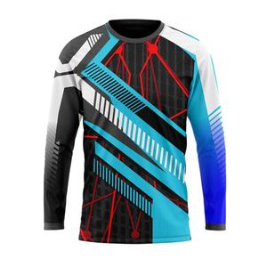 Haute qualité sur mesure hommes à manches longues entraînement t-shirt élastique Spandex O cou Fitness sport t-shirts séchage rapide vêtements de sport - Product Image 1