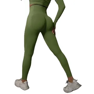 सीमलेस जिम लेगिंग्स महिला योग पैंट सेक्सी हाई वेस्ट बूटी लिफ्टिंग लेगिंग्स पैंट महिला स्पोर्ट्स कपड़े फिटनेस वियर