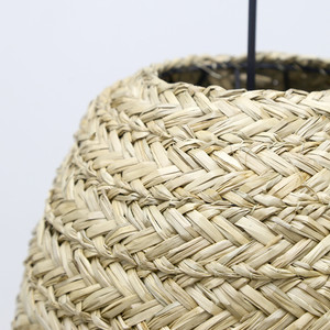 Seagrass pantalla nueva moderna para el hogar decorativo mimbre de ratán natural al por mayor pantallas de lámpara cubre marcos seagrass pantalla - Product Image 5