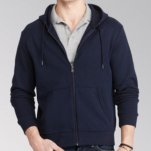 Concevez vos propres sweats à capuche haute qualité unisexe poids lourd sweat à capuche fabricant personnalisé sweat à capuche fermeture éclair 100% coton hommes - Product Image 2