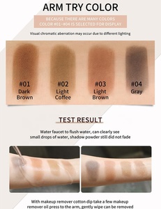 Poudre de délié 21 couleurs fibre de remplissage de ligne de cheveux correcteur de délié imperméable poudre d'ombre moelleuse Logo personnalisé sans amiante - Product Image 3