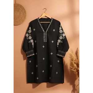ชุดคุร์ตะผ้าลินินปักลายครอสติช - Product Image 4