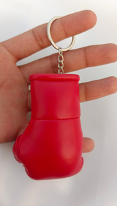 Mini gant de boxe porte-clés personnalisé en cuir PU de haute qualité avec logo prix d'usine mousquetons promotionnels - Product Image 1