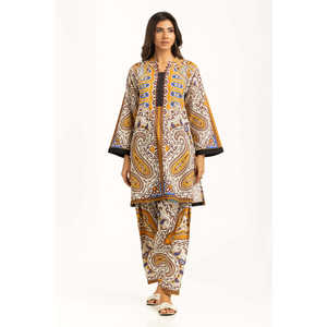 Ensemble coordonné en coton et viscose style bohème IPST-55245, haut en crêpe imprimé pour le printemps/été - Product Image 5