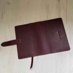 Housse de carnet A5 rechargeable en cuir élégante et résistante, anti-odeur, pour le bureau LNBC-0034 - Product Image 3
