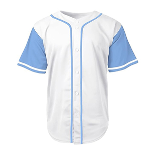 Precio de fábrica, camisetas de béisbol, sublimación personalizada para hombre, moda en blanco, Aqua, antibacteriano, Softball, camiseta, sublimación - Product Image 5