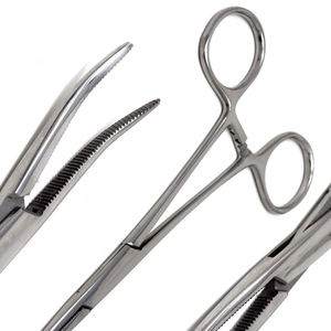 Pinces à cliquet en acier inoxydable, conception manuelle de précision, instrument chirurgical durable à verrouillage lisse - Product Image 2