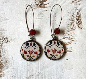 Pendientes de Flores Bordados a Mano, Pendientes Personalizados con Cuentas Múltiples, Joyería Festiva para Mujer al Mejor Precio, Pendientes con Cuentas - Product Image 5