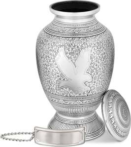 Venta caliente, urnas de cremación personalizadas al por mayor, de nuevo diseño Metal urna de, suministros funerarios para cenizas humanas, urnas de latón - Product Image 1