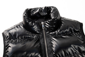 Gilet matelassé léger pour homme, noir, imperméable, décontracté, grande taille, sans manches, printemps-hiver, veste chauffante - Product Image 4