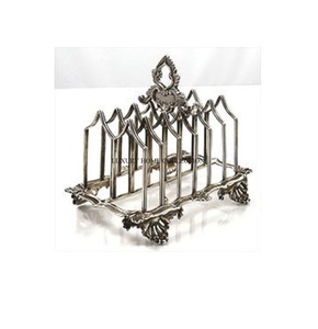 High demand Victorian style antique finished metal toast racks with durable rustproof coating for long lasting performance - Product Image 1