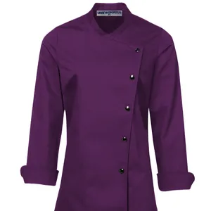 Long Sleeves New Chef Coat Jacket Uniform for women ideal for food service, Caterers and Culinary professional.