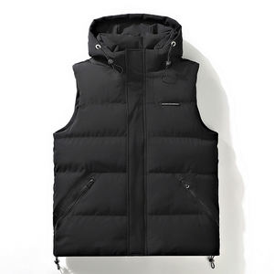 Wholesales Unisex Winter Sleeveless Puffer Jacket <b>for</b> Men and <b>Women</b> Custom Logo Puffer Uniform Vest <b>Waistcoat</b> puffer vest - Product Image 4
