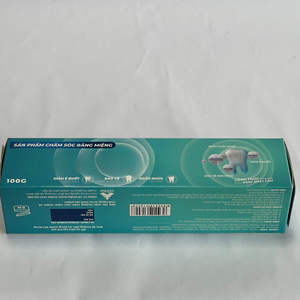 Fabricante Vietnamita de Cajas para Pasta Dental para Dientes Sensibles |   Empaquetado de Cartón Vacío para Impresión Offset OEM para Higiene Diaria - Product Image 1