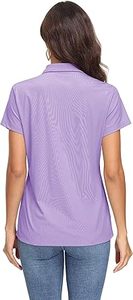 Camisa de Golf de la Mejor Calidad para Mujer, Informal, de Tela Oxford, Transpirable, 100% Algodón, Color Personalizado, Diseño en Blanco - Product Image 2