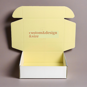 Bông tai bao bì hộp với nắp khóa Top tái chế tam giác nến vận chuyển hộp với miếng bọt biển Lót Phụ kiện cho món quà - Product Image 1