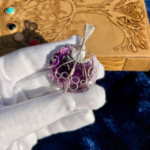 หินนำโชคจากคริสตัลบำบัดตามธรรมชาติจี้แกะสลักทำด้วยมือหินนำโชคสไตล์เรกิฮวงจุ้ย - Product Image 1