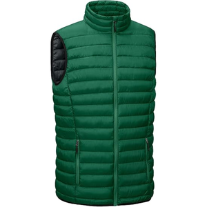 OEM ODM Wholesale Canvas Stand Collar <b>Warm</b> Thick Windproof <b>Waterproof</b> Front Custom Size Men's Gilets <b>Jackets</b> - Product Image 1