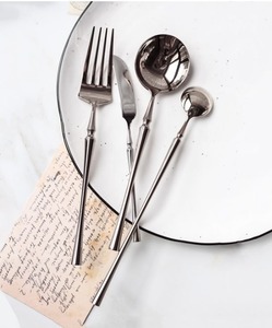 Modern Mirror Polished Cutlery Set with Knives <b>Forks</b> & Spoon Flatware for Everyday and Formal Dining - Product Image 3