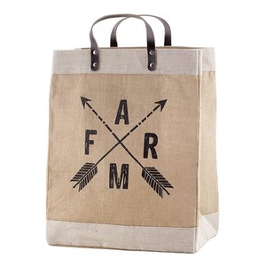 Sac fourre-tout en jute de haute qualité étanche promotionnel Oem Logo imprimé floral décoré avec un style national pour les cadeaux ou le shopping - Product Image 6