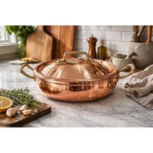 Productos de Cobre Marroquíes Hechos a Mano, Artesanía Tradicional, Decoración para el Hogar, Utensilios de Cocina, Artículos Metálicos Decorativos, Idea de Regalo Única - Product Image 1