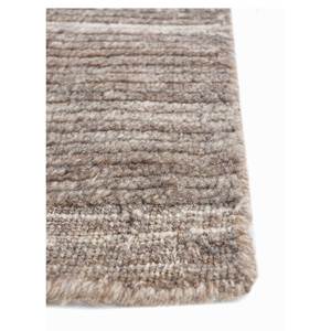 Alfombra de Lana Tejida a Mano en Gris y Negro, Alfombra Rectangular de Yute a Rayas para Pasillo, Técnica de Tejido Plano para Dormitorio y Sala de Estar - Product Image 4